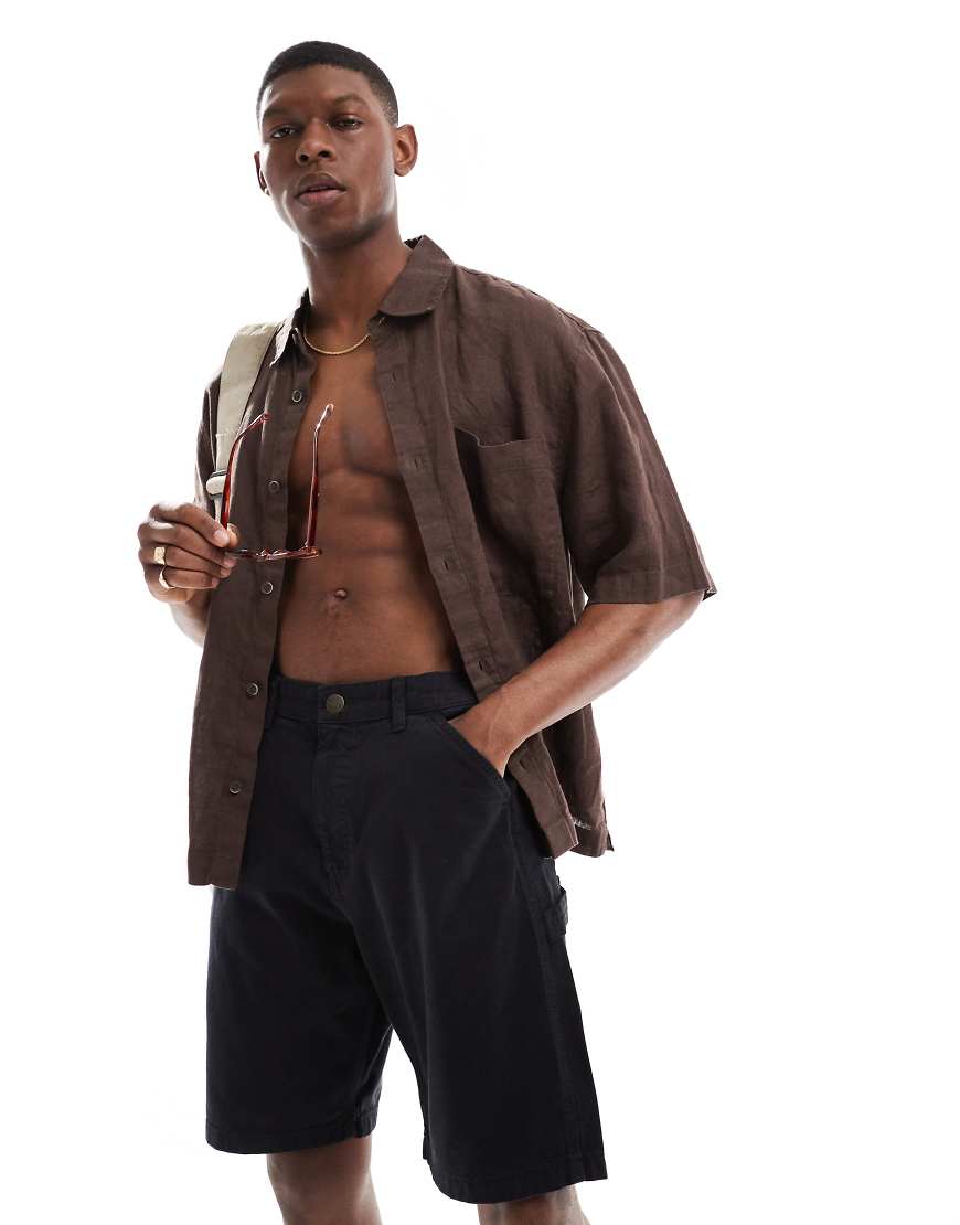 Jack & Jones - Carpenter-Shorts in Schwarz mit lockerem Schnitt Jack & Jones - Carpenter-Shorts in Schwarz mit lockerem Schnitt von Jack & Jones