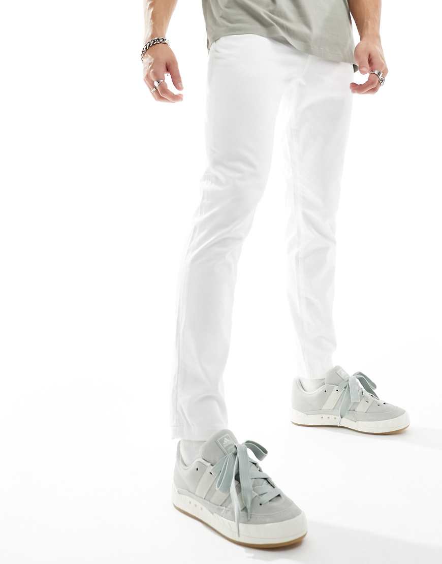 Jack & Jones - Chinohose in Weiß mit schmalem Schnitt von Jack & Jones