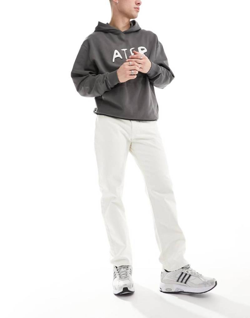 Jack & Jones - Chris - Gerade geschnittene Jeans in Ecru-Neutral von Jack & Jones