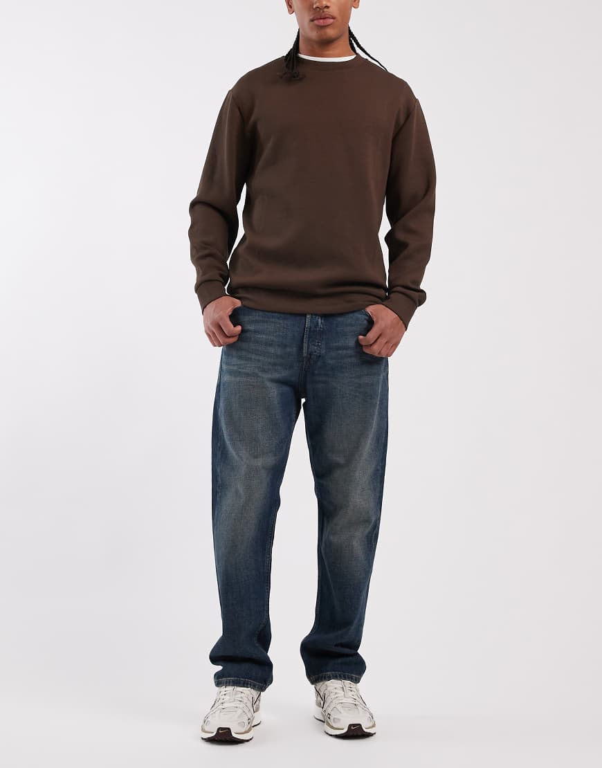 Jack & Jones - Chris - Straight Jeans in Dunkelblau von Jack & Jones
