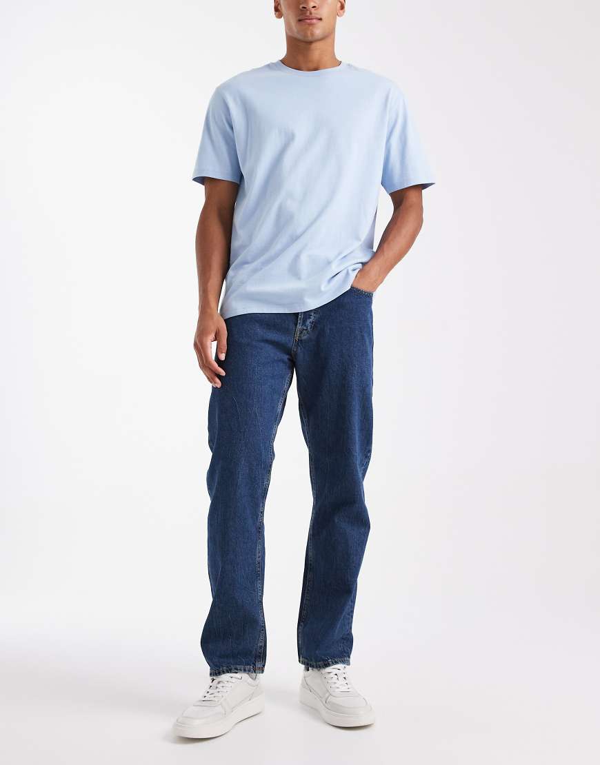 Jack & Jones - Chris - Straight Jeans in Dunkelblau von Jack & Jones