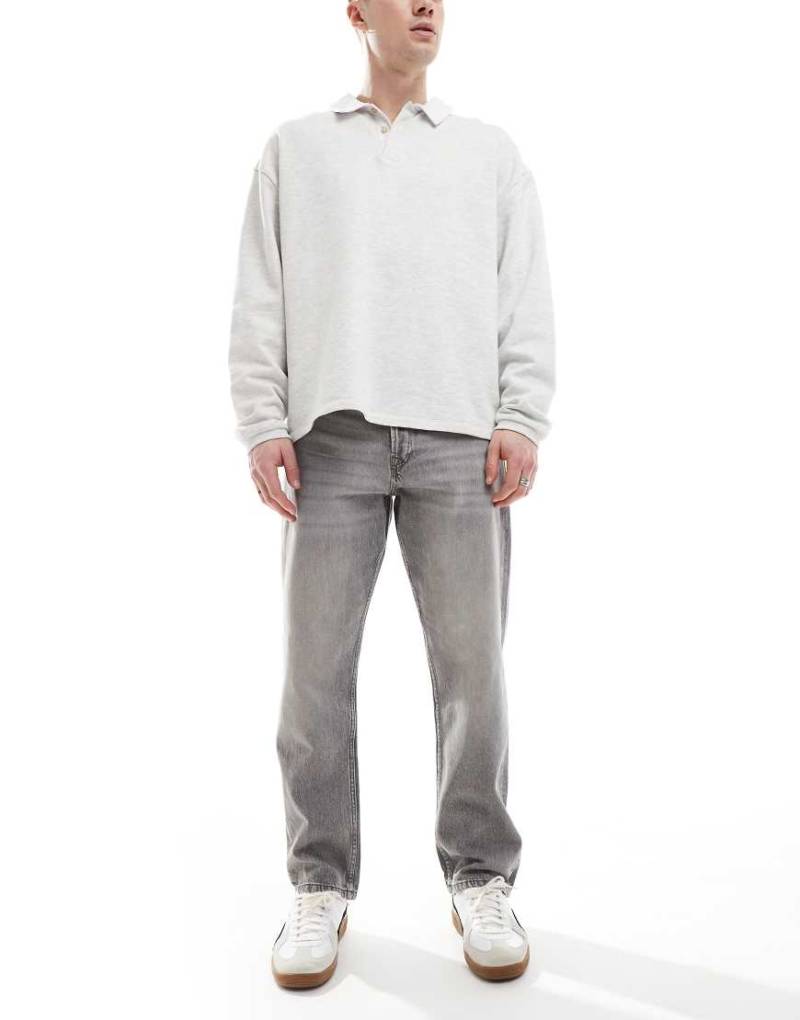 Jack & Jones - Chris - Straight Jeans in grauer Waschung von Jack & Jones