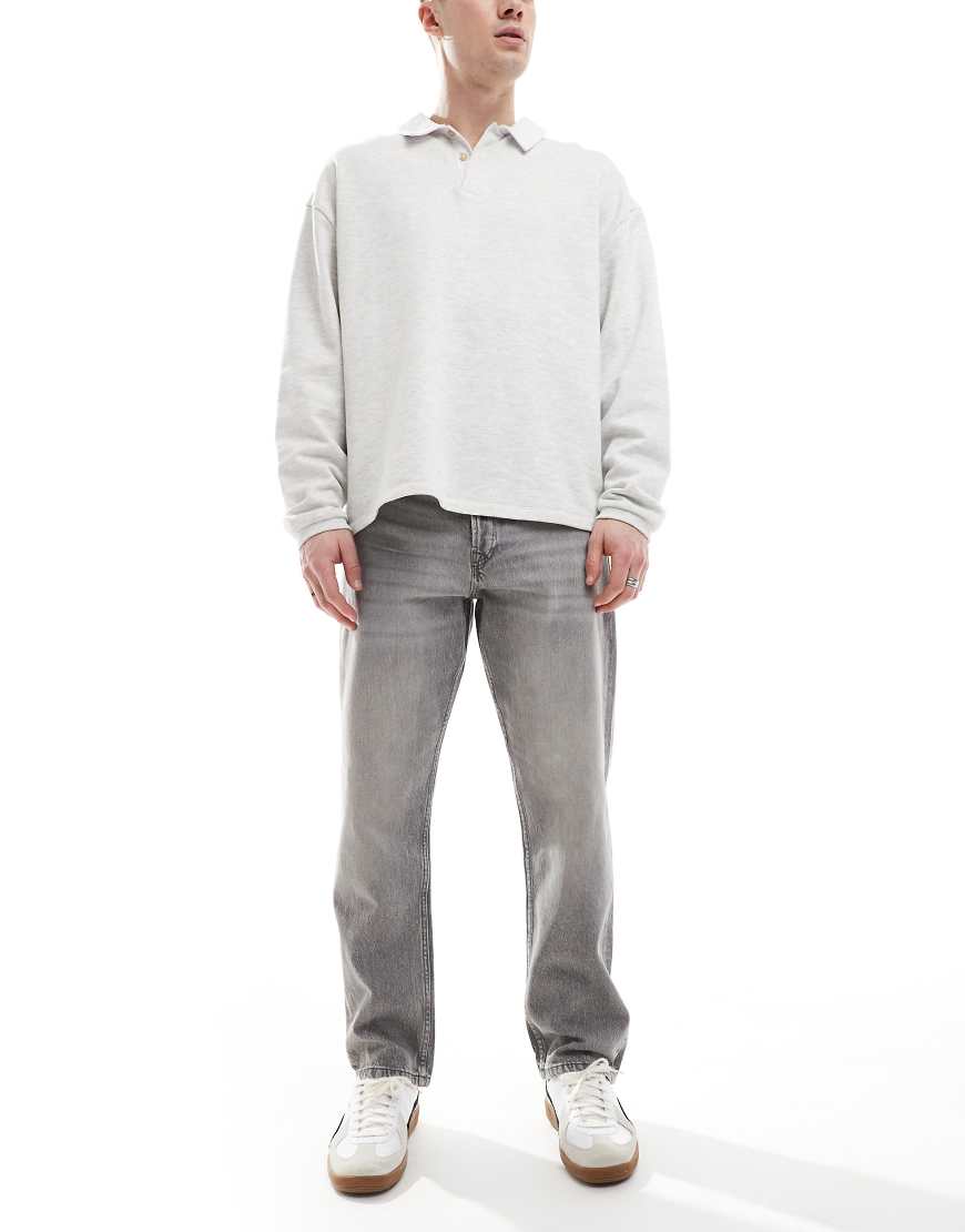 Jack & Jones - Chris - Straight Jeans in grauer Waschung von Jack & Jones