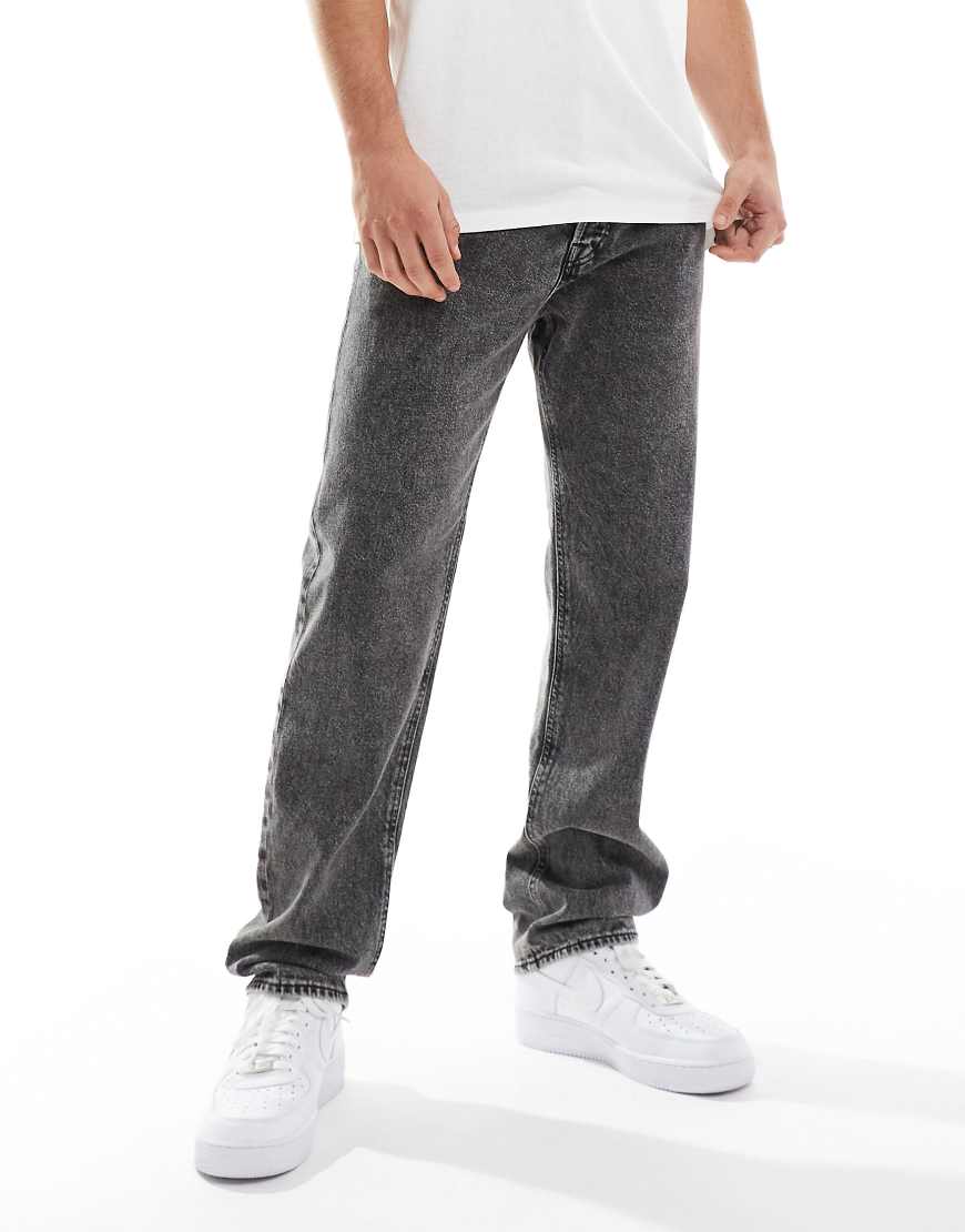 Jack & Jones - Chris - Straight Jeans in verwaschenem Grau von Jack & Jones