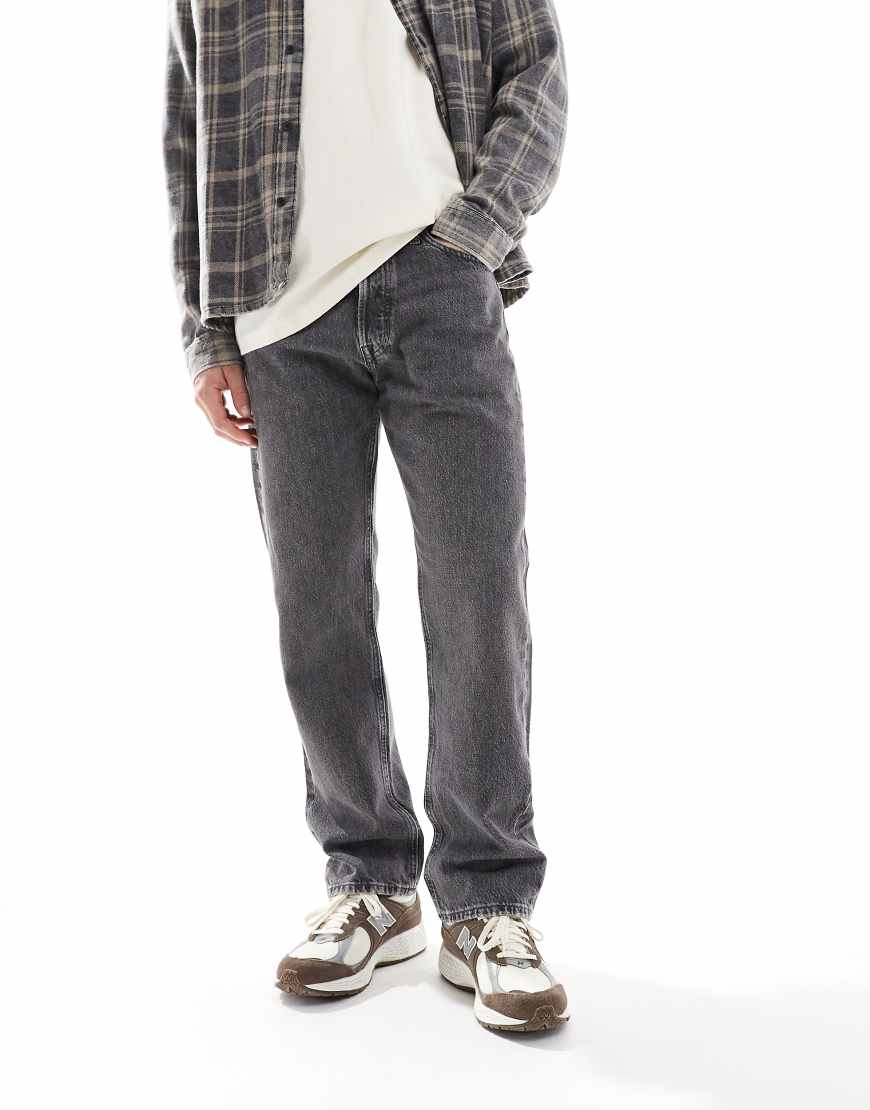 Jack & Jones - Chris - Straight Jeans in verwaschenem Schwarz von Jack & Jones