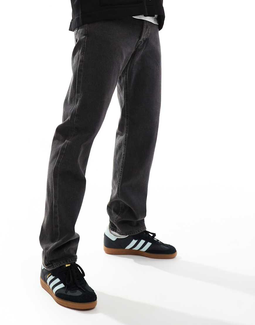 Jack & Jones - Chris - Straight Jeans in verwaschenem Schwarz von Jack & Jones