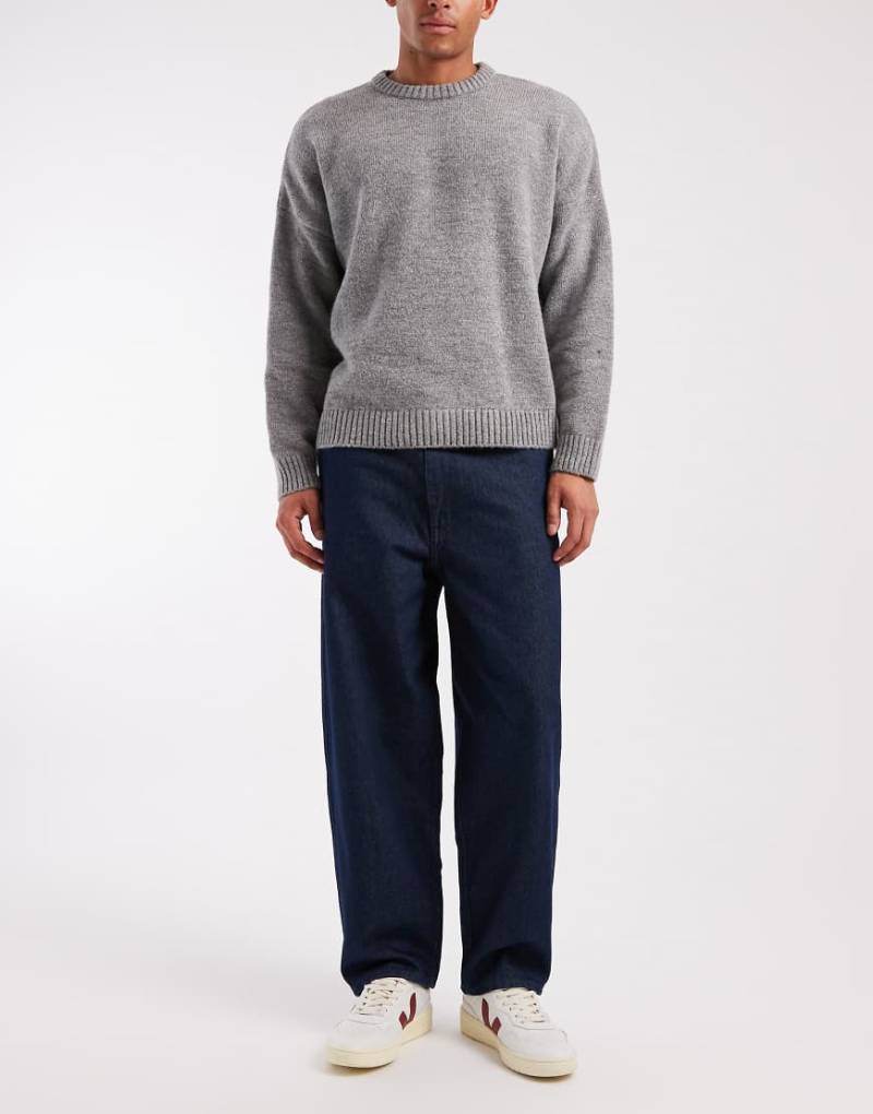 Jack & Jones - Dan - Barrel-Jeans in dunkler Waschung-Blau von Jack & Jones