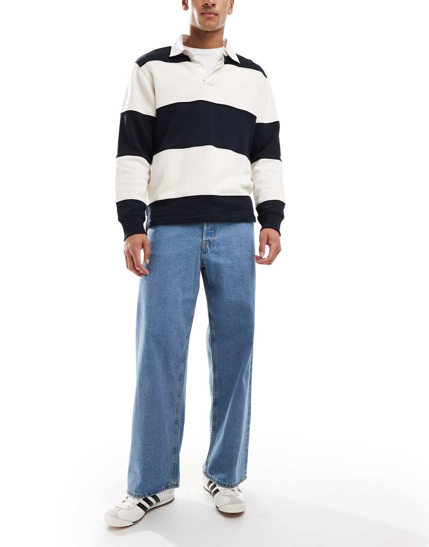 Jack & Jones - Dave - Superweite Jeans in Blau von Jack & Jones