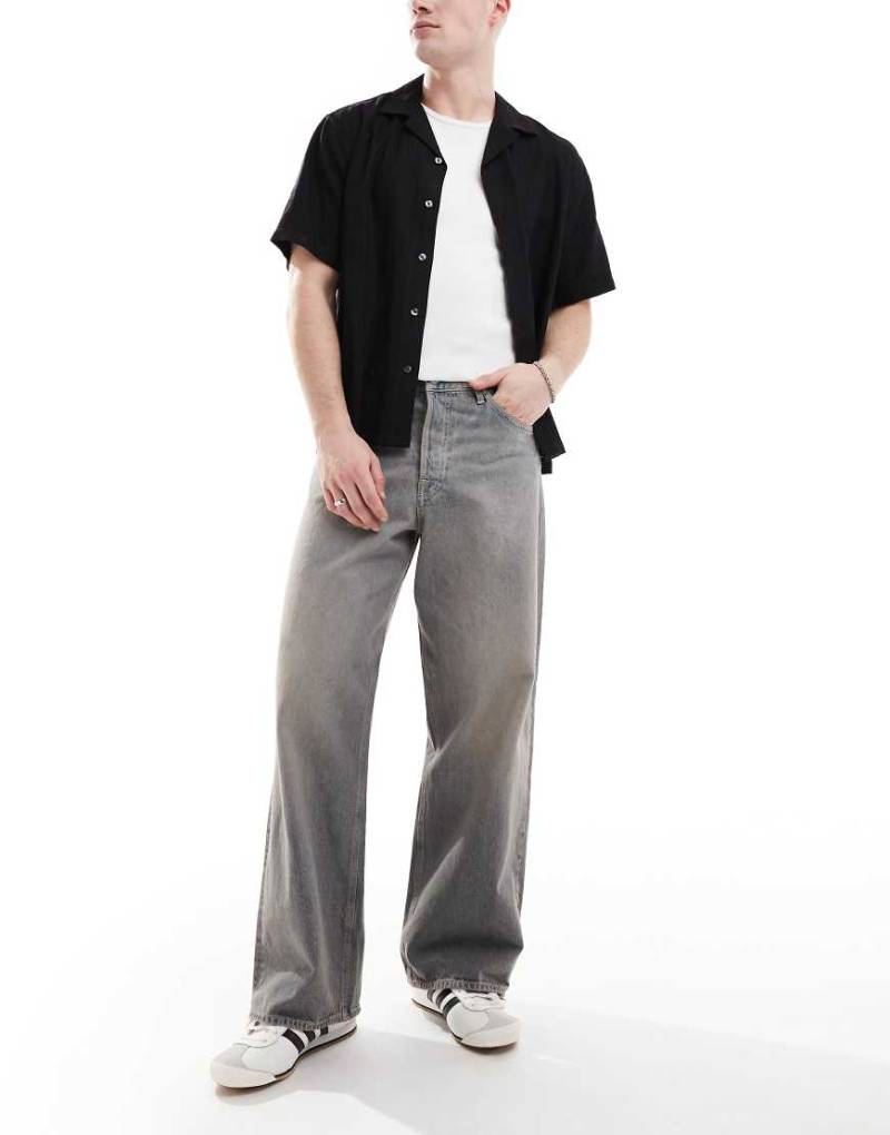 Jack & Jones Dave - Weite Jeans in blauer Vintage-Waschung von Jack & Jones