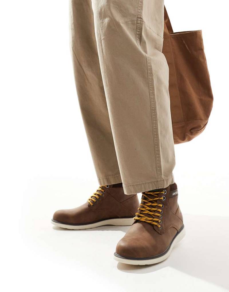 Jack & Jones - Denver Combo - Stiefel in Hellbraun von Jack & Jones