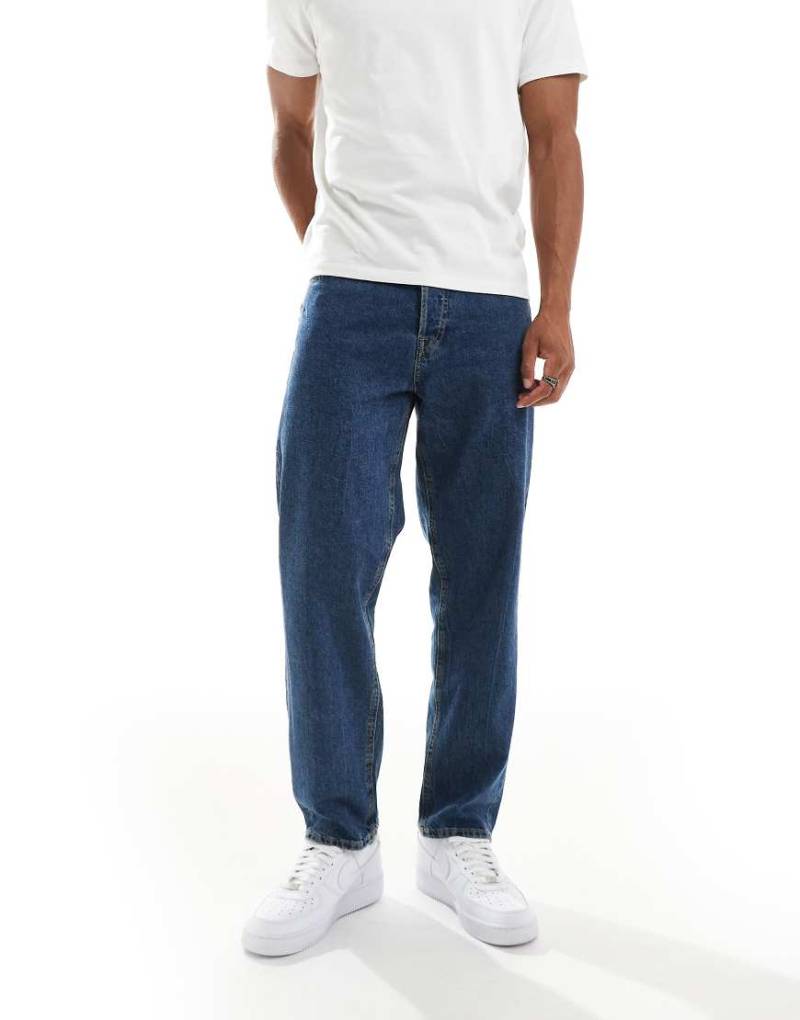 Jack & Jones - Eddie - Loose Fit Jeans in Vintage-Blau von Jack & Jones