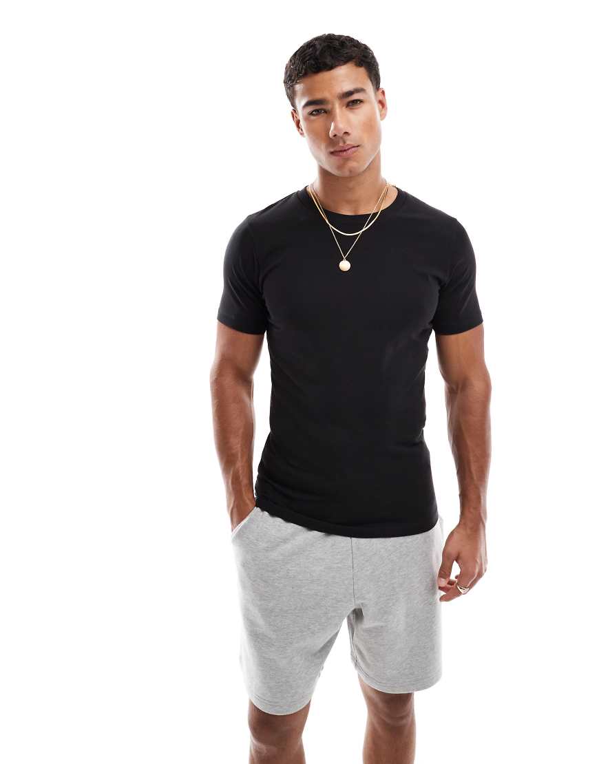 Jack & Jones - Enges T-Shirt in Schwarz von Jack & Jones