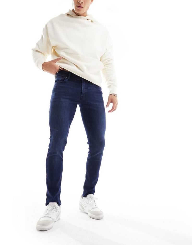 Jack & Jones Essentials - Glenn - Schmal geschnittene Jeans in Indigoblau von Jack & Jones