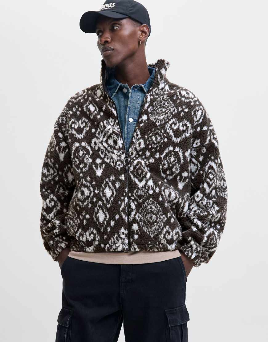 Jack & Jones - Fleece-Sweatshirt in Asphaltgrau von Jack & Jones