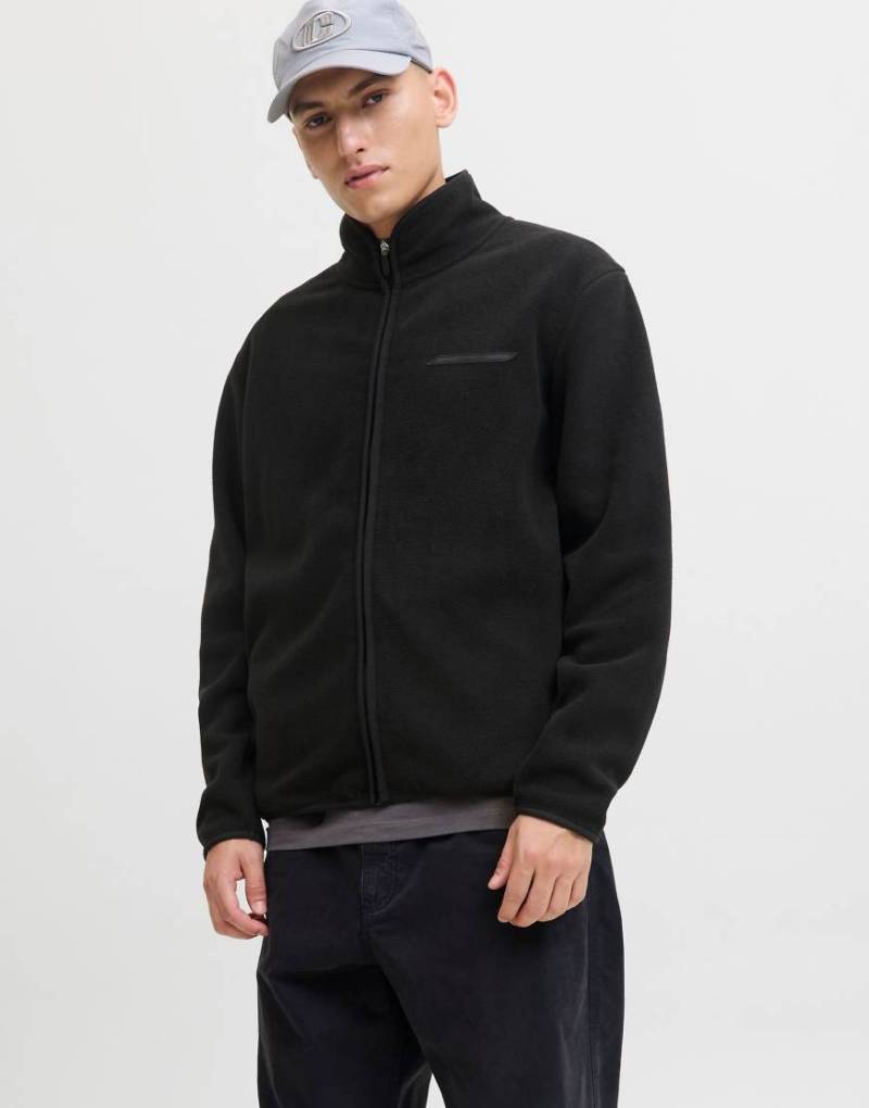 Jack & Jones - Fleece-Sweatshirt in Schwarz von Jack & Jones