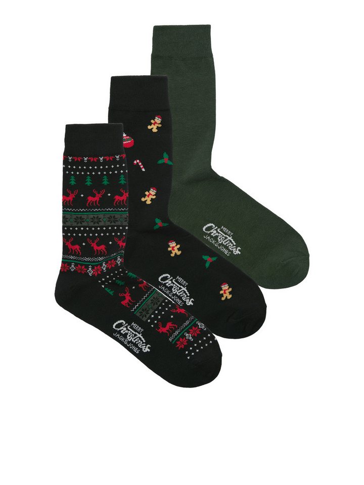 Jack & Jones Freizeitsocken JACXMAS REINDEER SOCKS 3 PACK (Packung, 3-Paar) von Jack & Jones