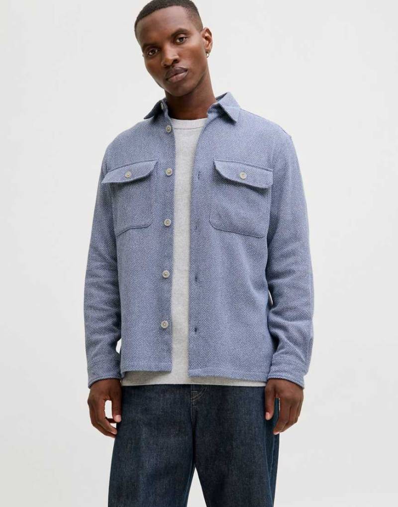 Jack & Jones - Hemdjacke in dunklem Marineblau von Jack & Jones