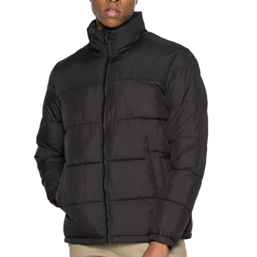 Jack & Jones Herren Puffer Collar Daunenjacke, Schwarz, Schwarz , S von Jack & Jones