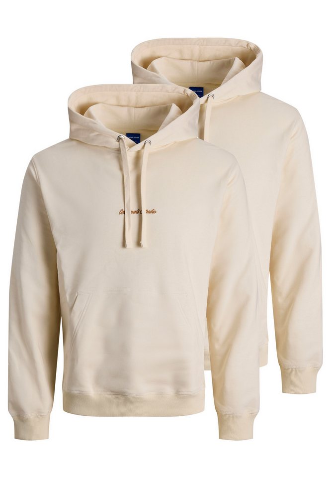 Jack & Jones Hoodie 2er Pack Norrebro (Spar-Set, 2-tlg) Sweatshirt / Hoodie - Baumwolle - Atmungsaktiv von Jack & Jones
