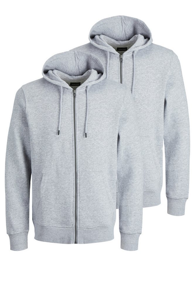 Jack & Jones Hoodie 2er Pack Star (Spar-Set, 2-tlg) Sweatjacke / Hoodie - Baumwolle - Atmungsaktiv von Jack & Jones