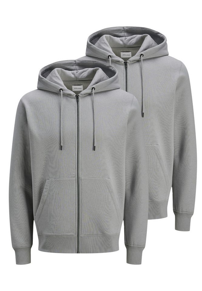Jack & Jones Hoodie 2er Pack Star (Spar-Set, 2-tlg) Sweatjacke / Hoodie - Baumwolle - Atmungsaktiv von Jack & Jones