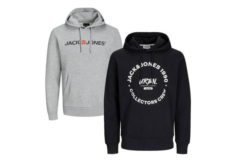 Jack & Jones Hoodie INFINITY Hoodie Multipack Herren Kapuzenpullover Sweatshirt Kapuzensweatshirt von Jack & Jones