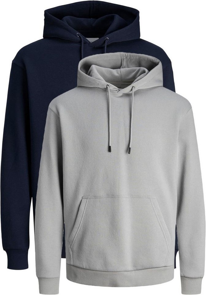 Jack & Jones Hoodie Jack & Jones 2er Pack Kapuzenpullover von Jack & Jones