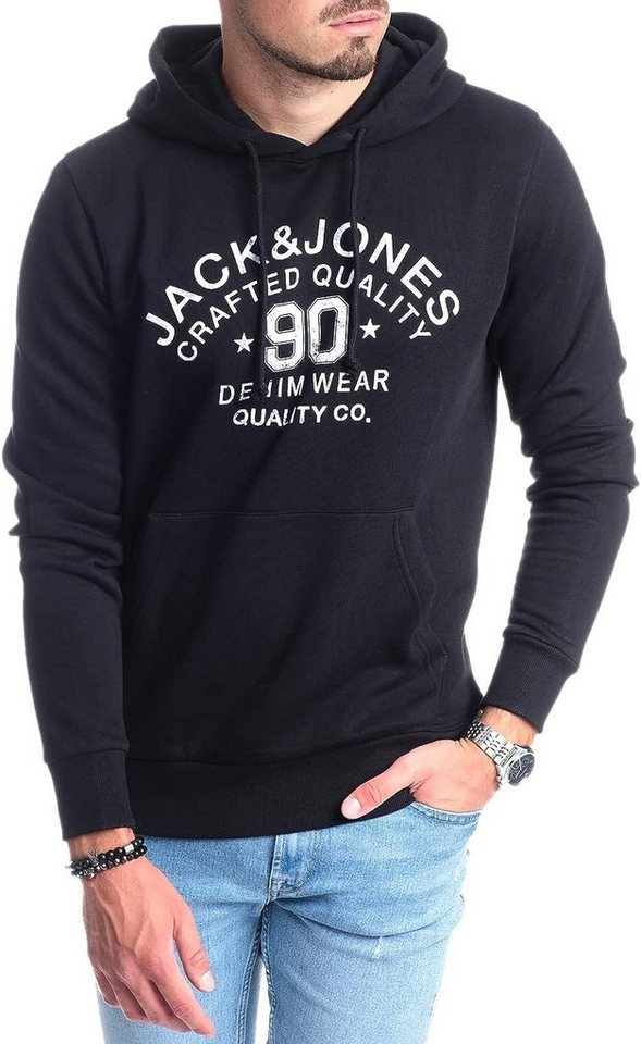 Jack & Jones Hoodie mit Kängurutasche, mit Kapuze, mit Logodruck von Jack & Jones