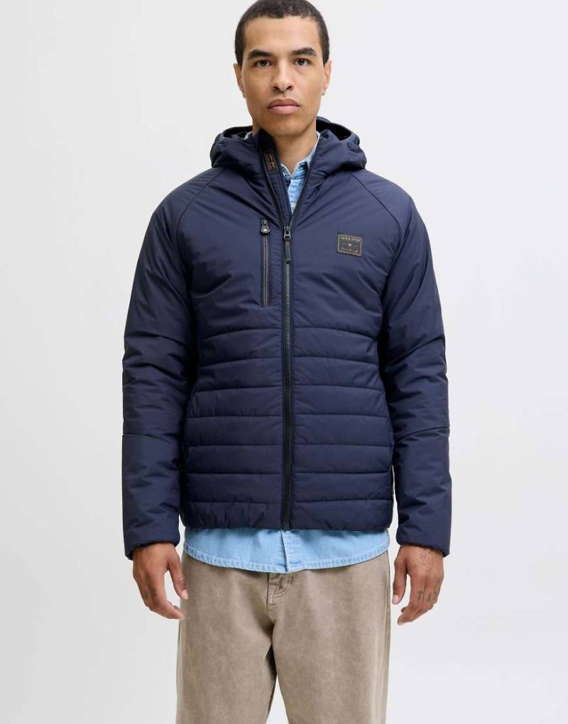 Jack & Jones - Hybrid-Jacke in Sky Captain-Grau von Jack & Jones