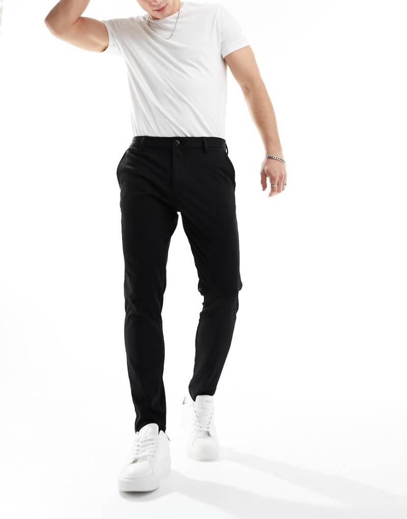 Jack & Jones - Intelligence Marco - Elegante, schwarze Hose in schlanker Passform von Jack & Jones