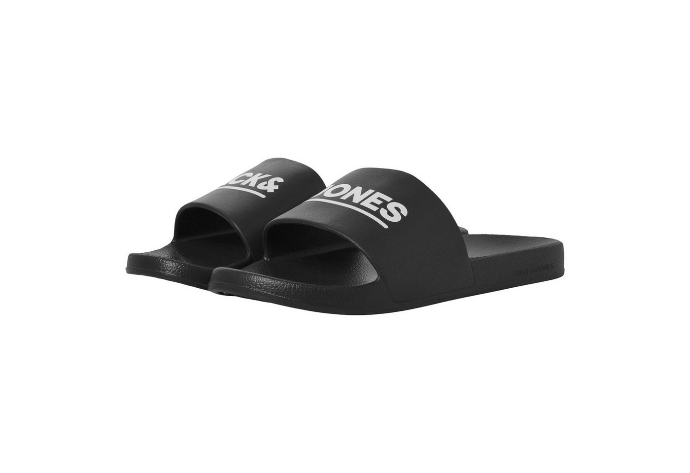 Jack & Jones JFWOLLIE Slider LN Badeschuh mit plakativem Markenschriftzug von Jack & Jones