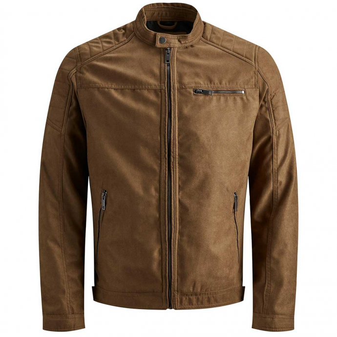 Jack&Jones Jacke in Leder-Optik, wasserabweisend von Jack&Jones