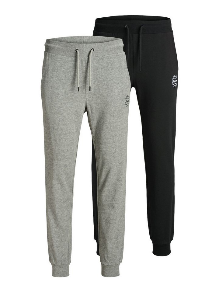 Jack & Jones Jogginghose 2er Pack Herren Hose Jogging JPSTGORDON JJSHARK SWEATPANT 2PK von Jack & Jones
