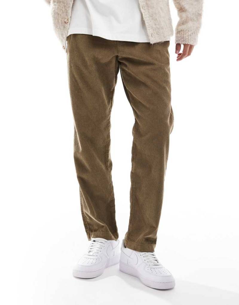 Jack & Jones - Kane - Locker geschnittene Cordhose in Beige mit Kordelzugbund-Neutral von Jack & Jones