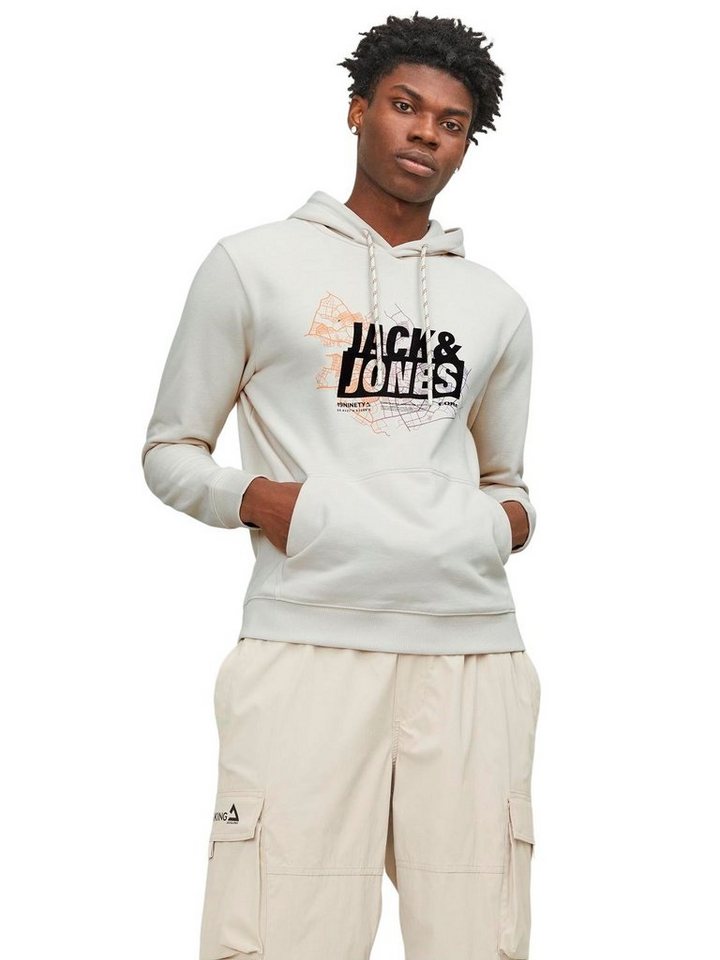 Jack & Jones Kapuzenpullover JCOMAP LOGO aus Baumwollmix von Jack & Jones