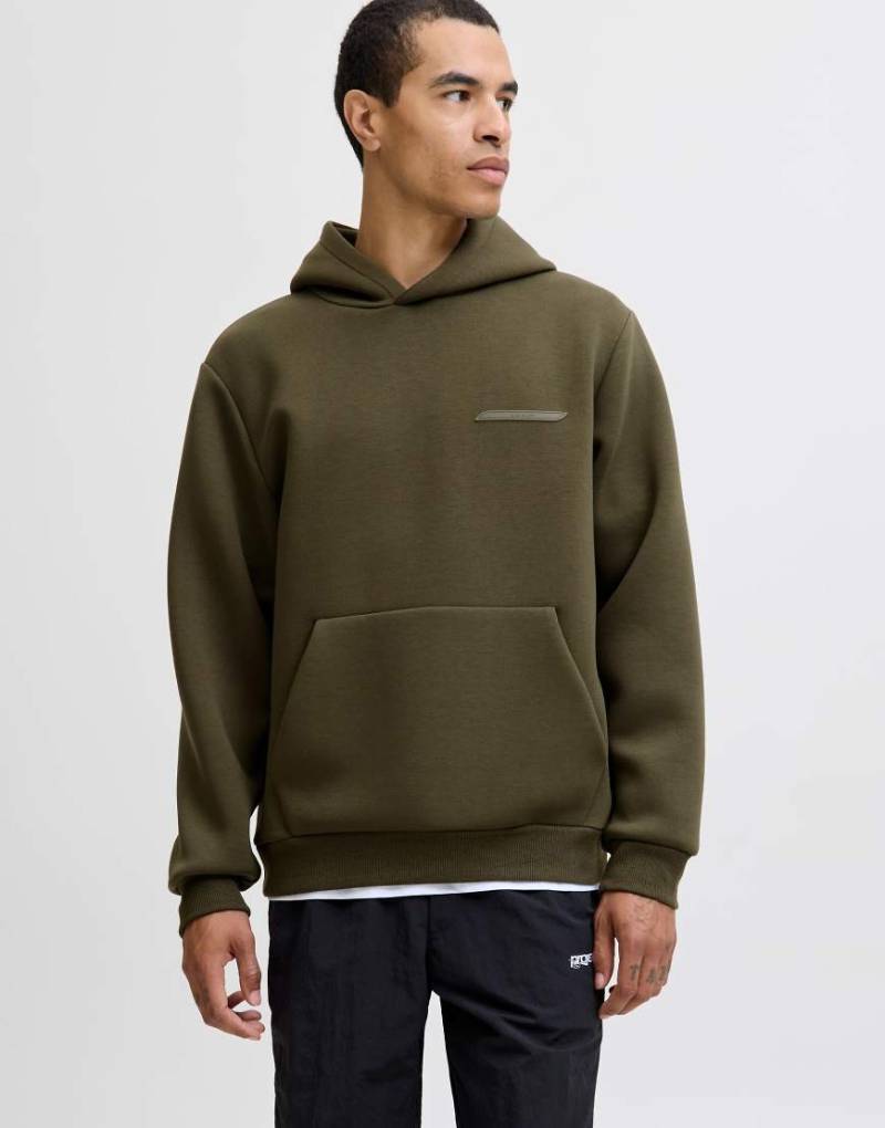 Jack & Jones - Kapuzenpullover in der Farbe Grape Leaf-Grün von Jack & Jones