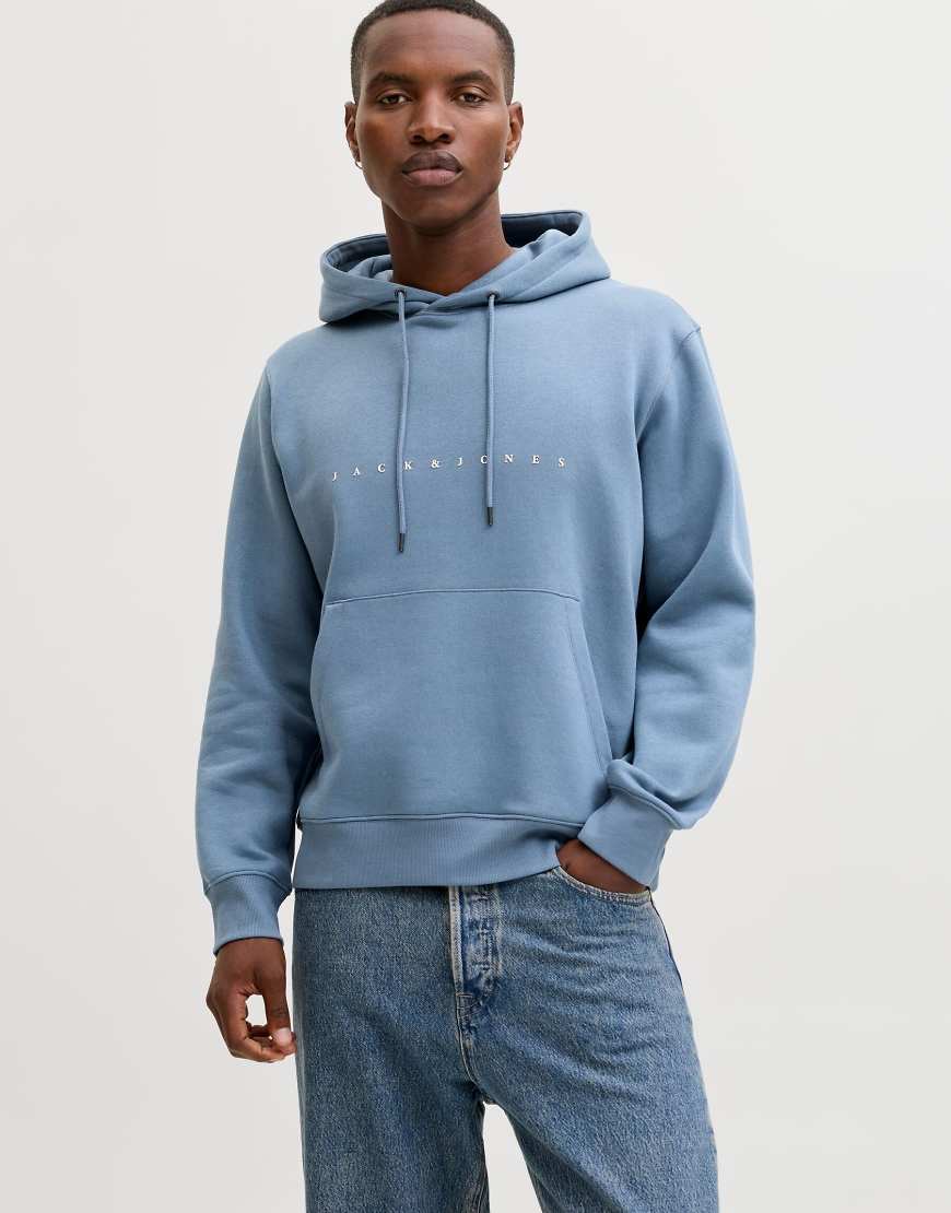 Jack & Jones - Kapuzenpullover in dunklem Marineblau von Jack & Jones