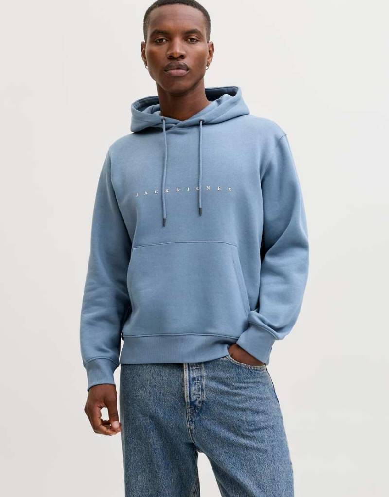 Jack & Jones - Kapuzenpullover in dunklem Marineblau von Jack & Jones