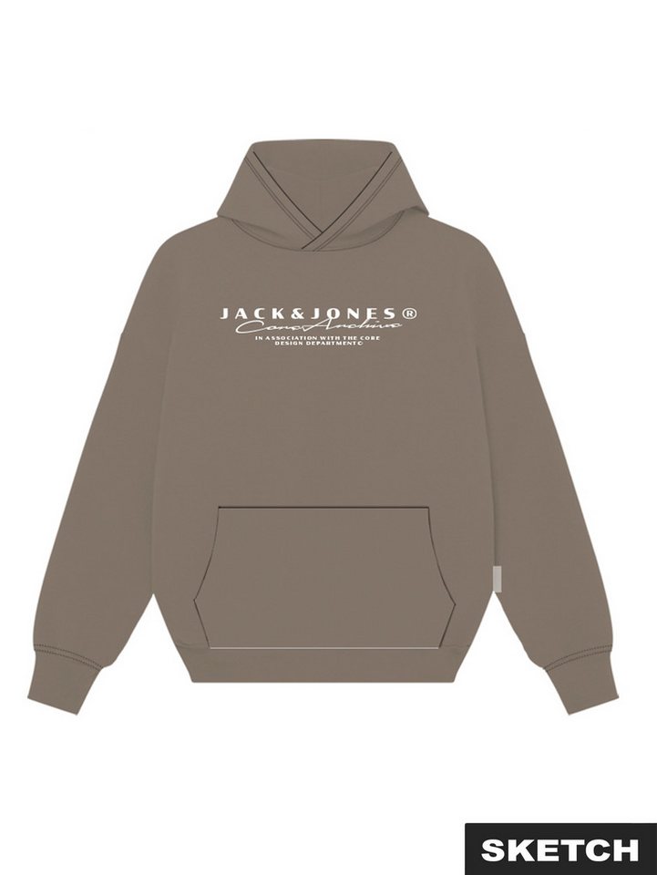 Jack & Jones Kapuzensweatshirt JCOPOINT BRANDING SWEAT HOOD FST von Jack & Jones