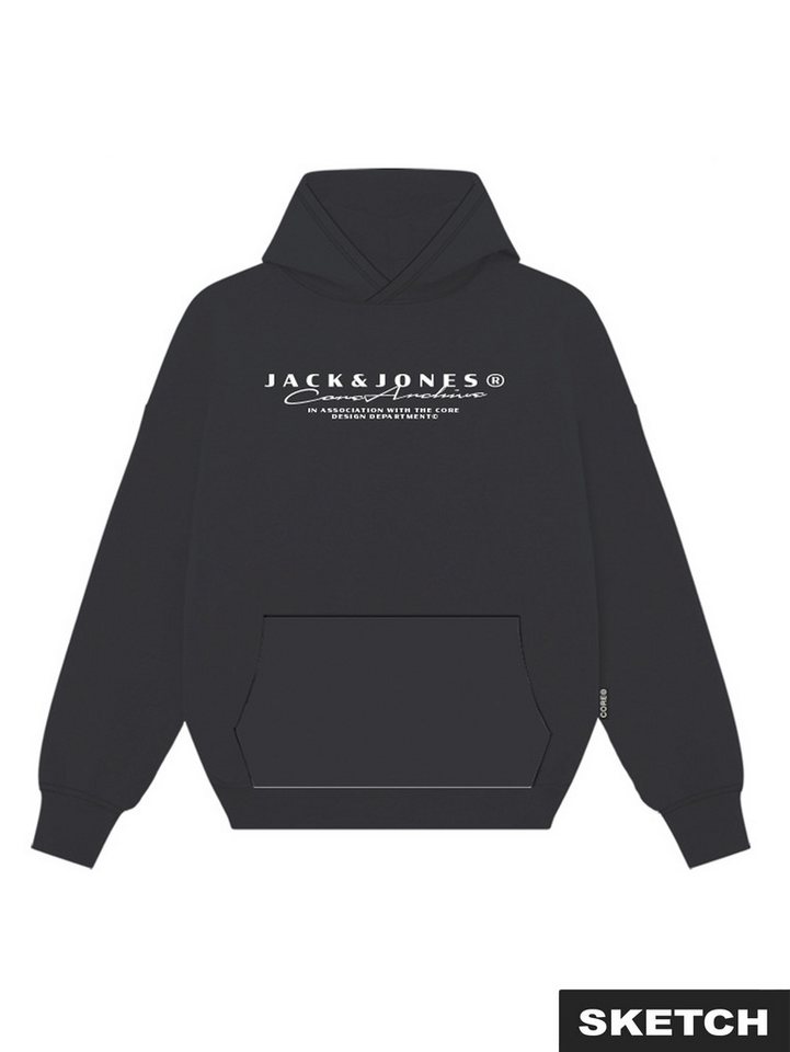 Jack & Jones Kapuzensweatshirt JCOPOINT BRANDING SWEAT HOOD FST von Jack & Jones