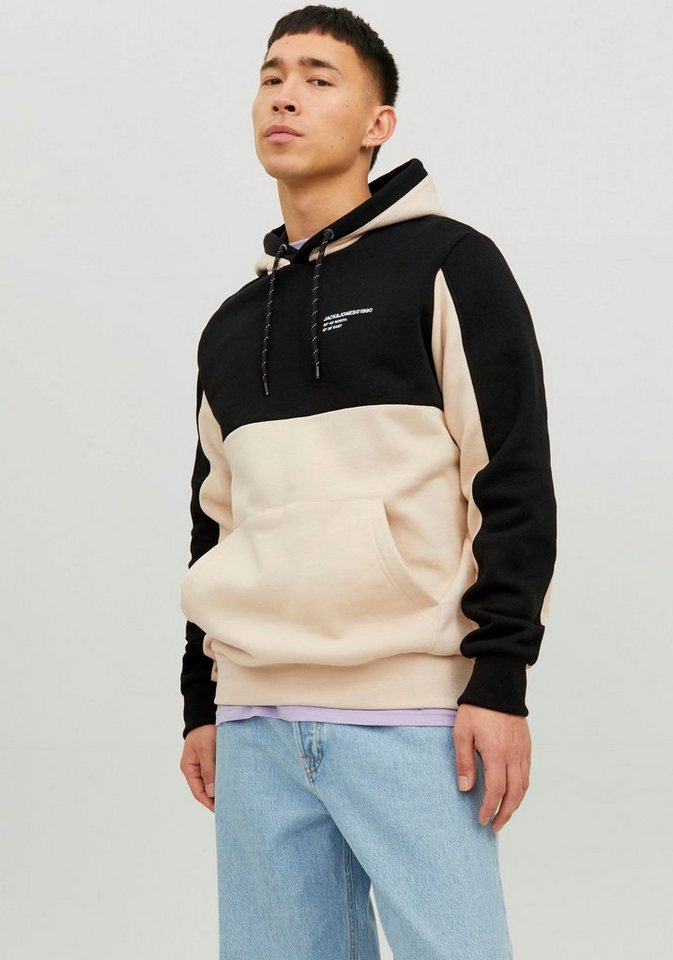 Jack & Jones Kapuzensweatshirt JJEFORCE BLOCKING SWEAT HOOD NOOS von Jack & Jones