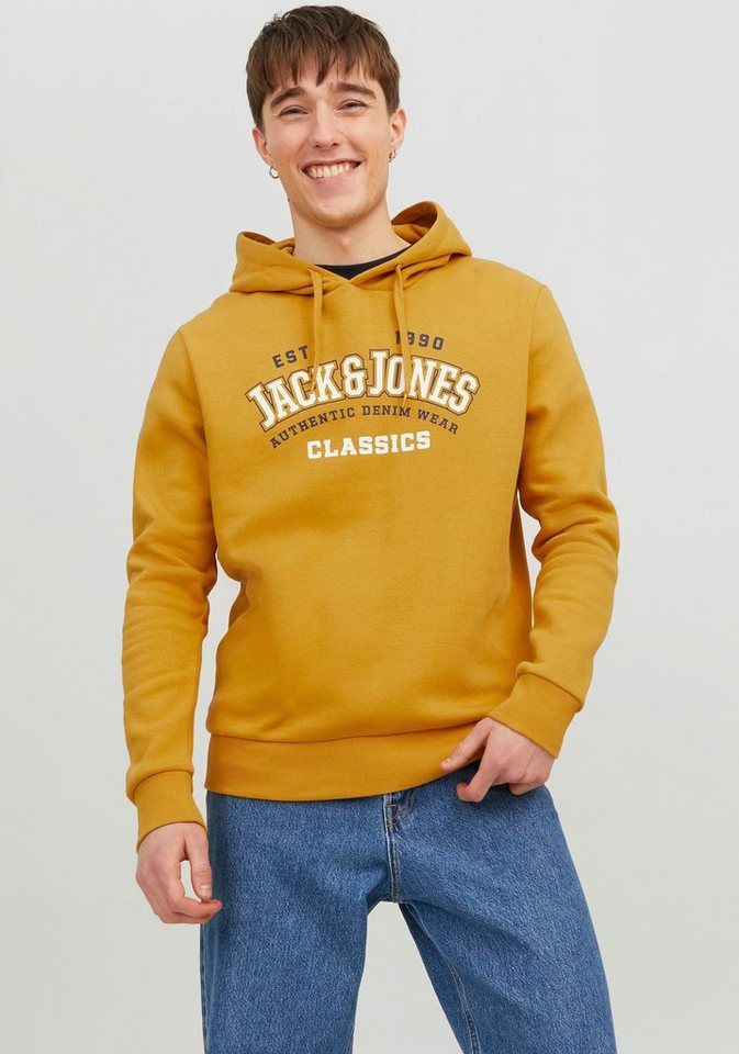 Jack & Jones Kapuzensweatshirt JJELOGO SWEAT HOOD 2 COL 23/24 NOOS von Jack & Jones