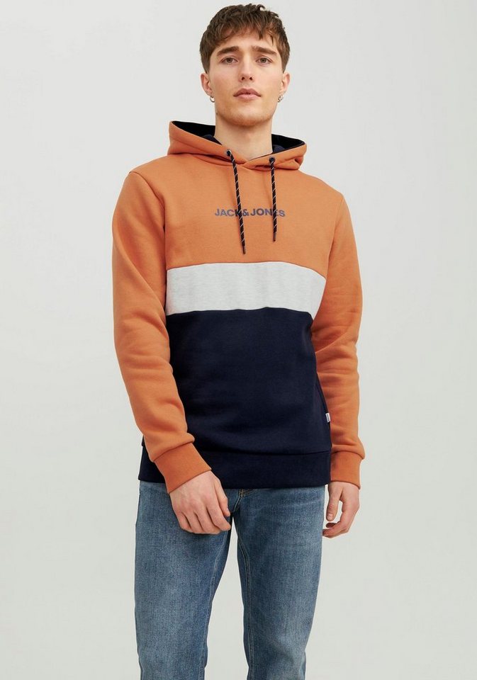 Jack & Jones Kapuzensweatshirt JJEREID BLOCKING SWEAT HOOD NOOS von Jack & Jones