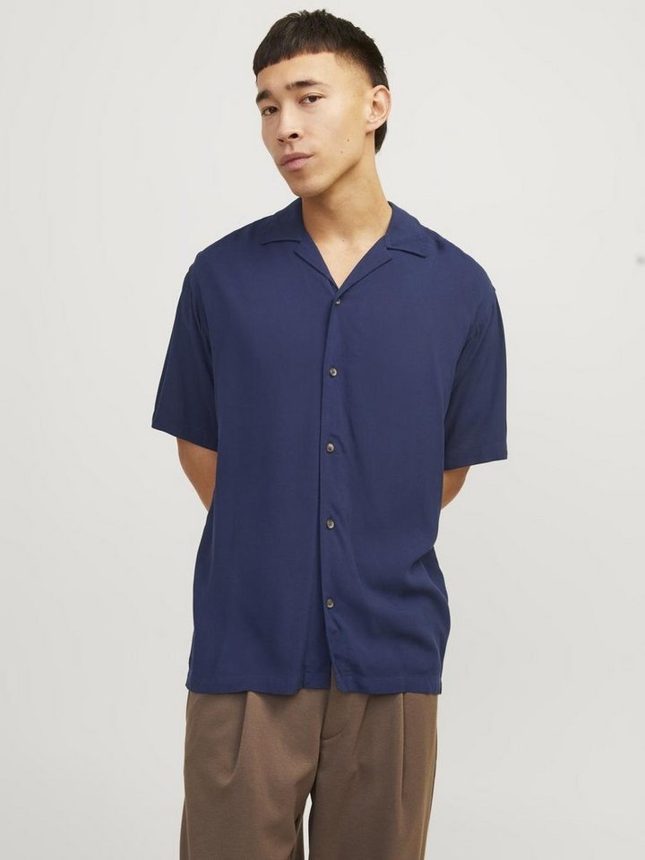 Jack & Jones Kurzarmhemd JJEJEFF SOLID RESORT SHIRT SS SN von Jack & Jones