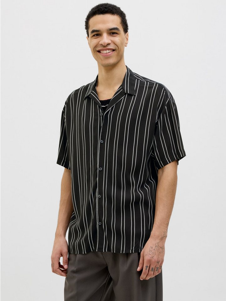 Jack & Jones Kurzarmhemd JJEJEFF STRIPE RESORT SHIRT SS SN mit Streifen Muster von Jack & Jones