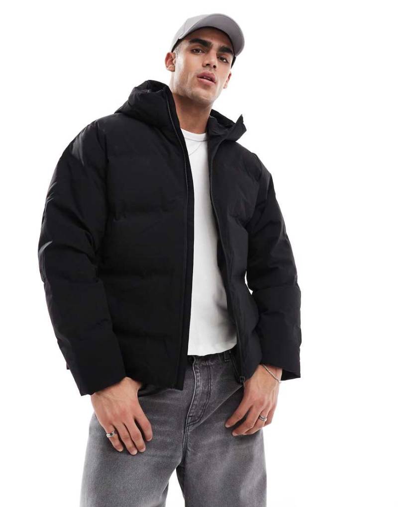 Jack & Jones - Kurze Daunen-Steppjacke in Schwarz von Jack & Jones