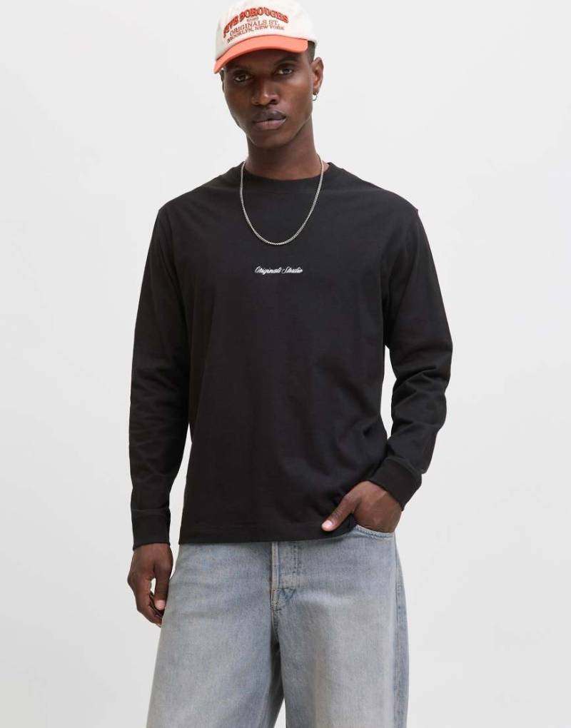 Jack & Jones - Langarm-Shirt in Schwarz von Jack & Jones