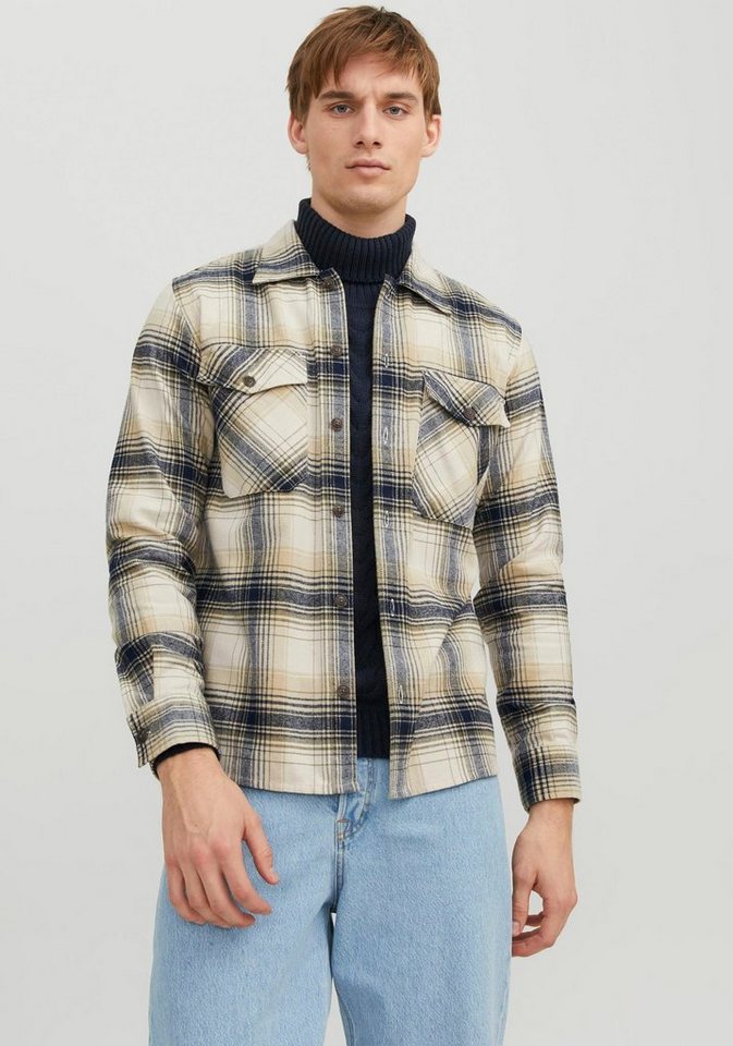 Jack & Jones Langarmhemd JJEEDDIE OVERSHIRT LS NOOS von Jack & Jones