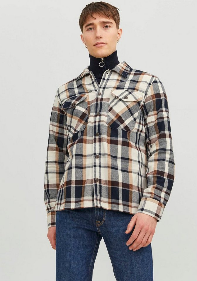 Jack & Jones Langarmhemd JJEEDDIE OVERSHIRT LS NOOS von Jack & Jones