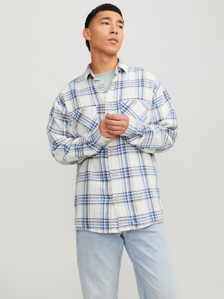 Jack & Jones Langarmhemd JJEMICHAEL OVERSHIRT LS SN von Jack & Jones